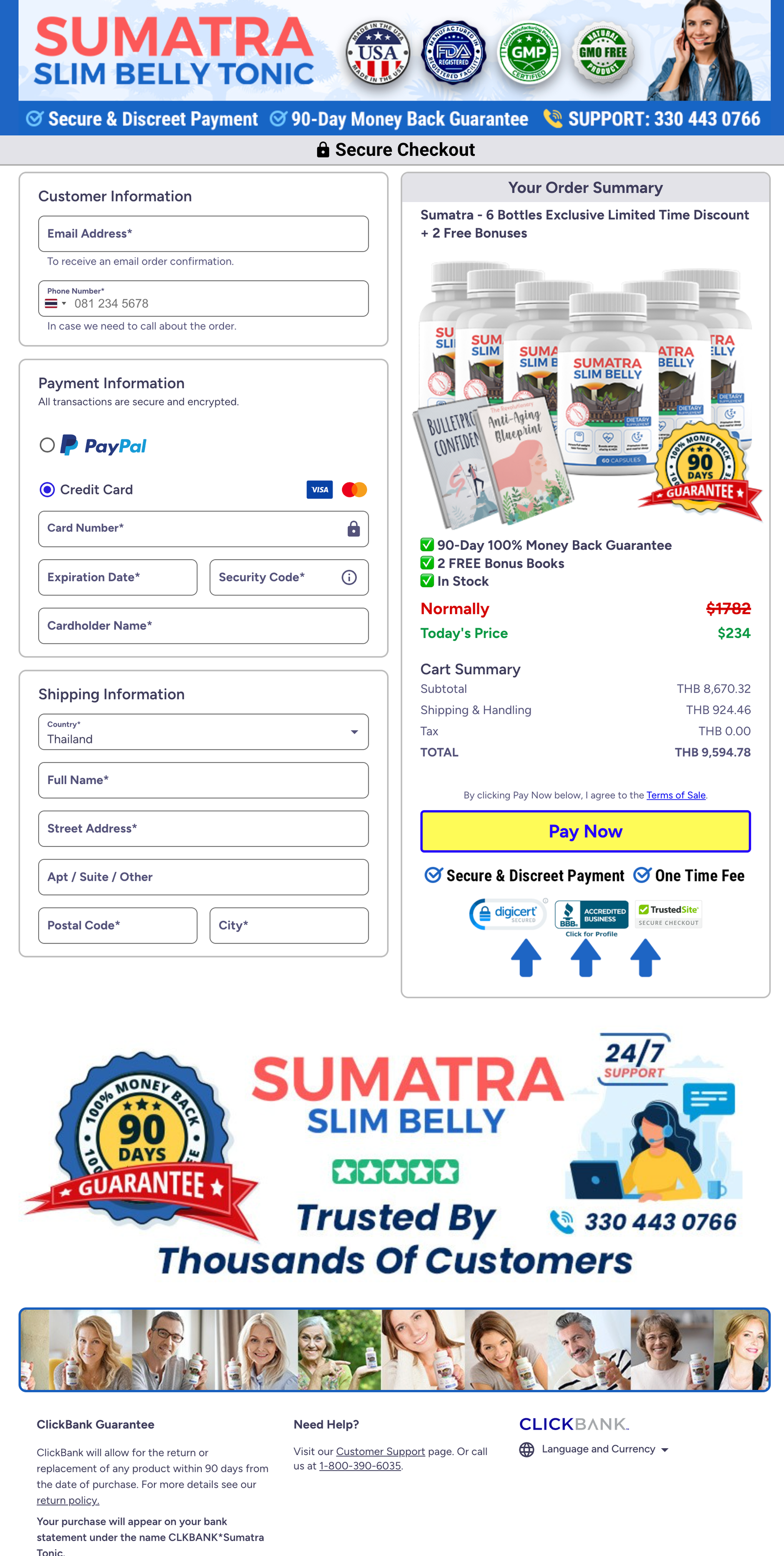 Sumatra Slim Belly Tonic Official Website Secure Order Page